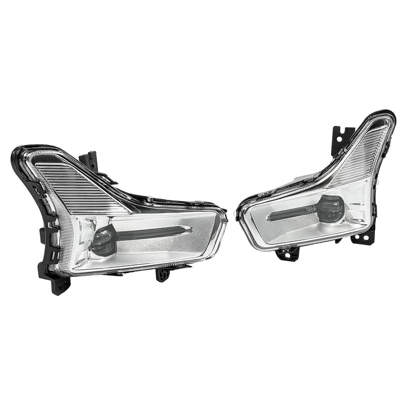 DURAFORCE #KS7Z15200B LED Fog Lights Clear Driver Passenger Side for Ford Fusion 2019-2020