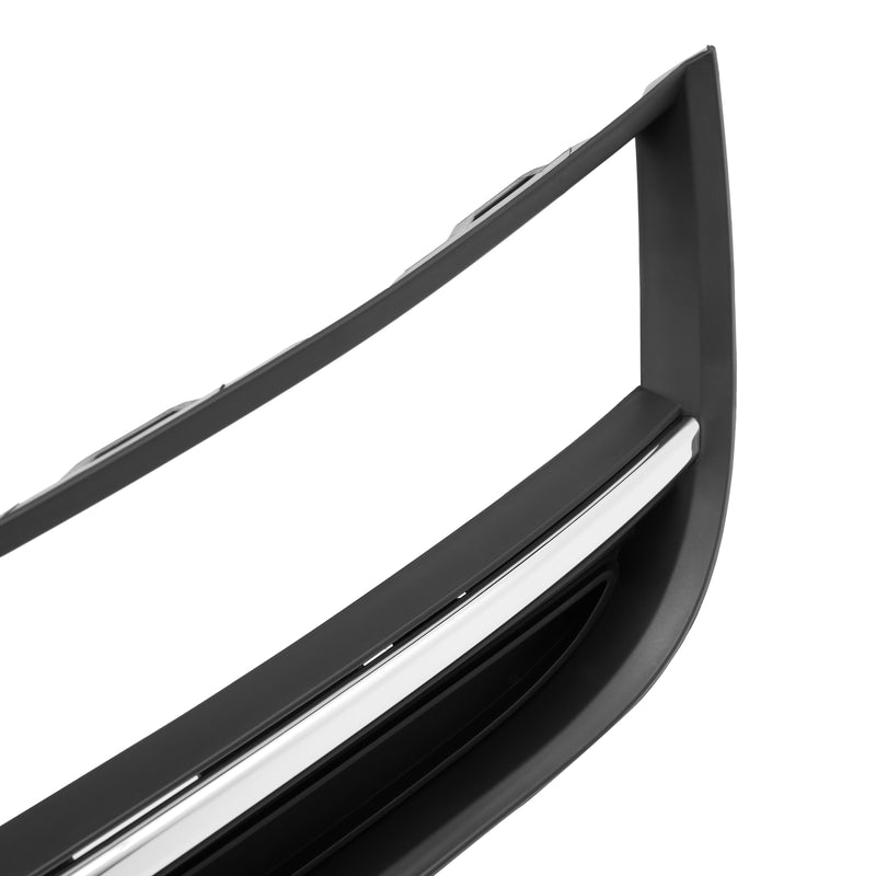 Bumper Fog Light Bezel Cover Trim for VW Passat 2012 13 14 2015 Black Pair