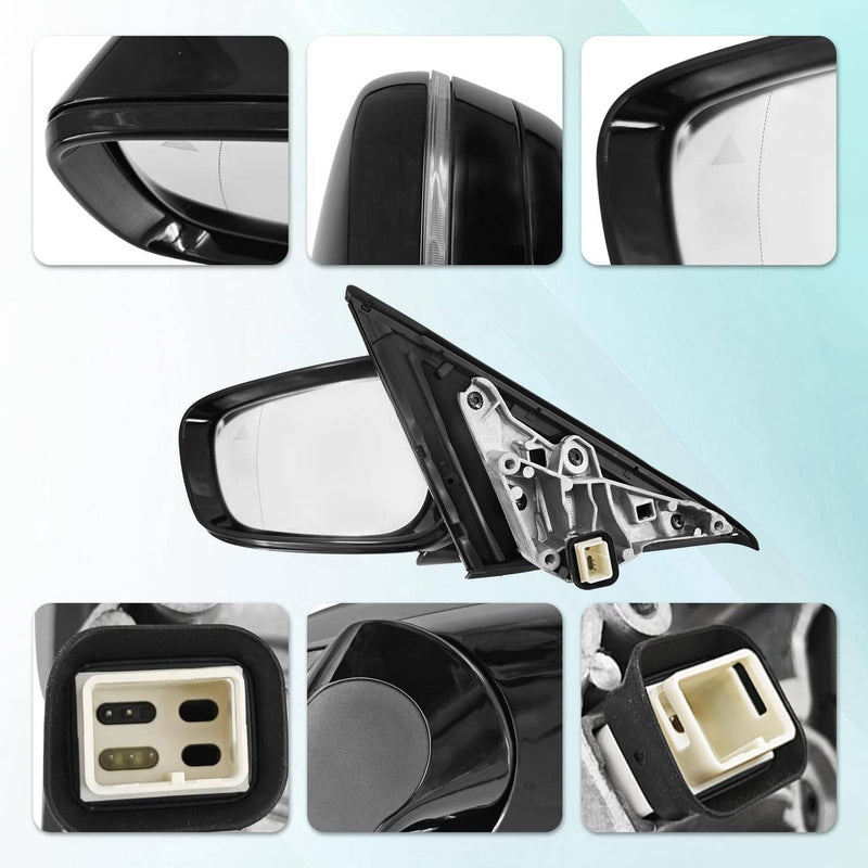 Left Driver Side Mirror w/ Blind Spot for BMW 320i 330i 330e 2.0L 2019-2023