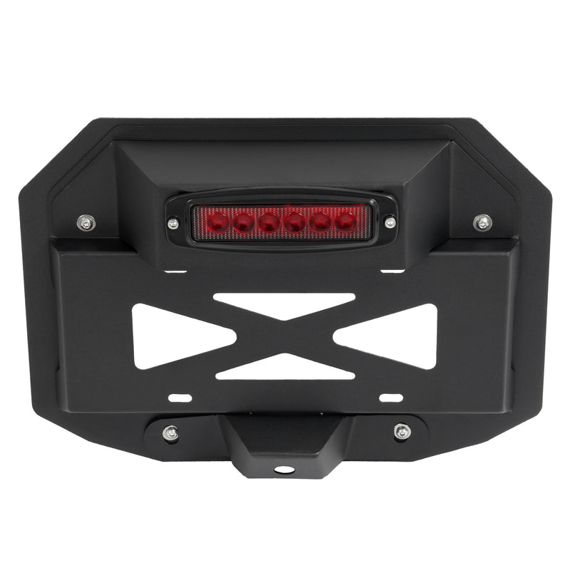 Spare Tire License Plate With Third Brake Light for Jeep Wrangler JK 2007-2018