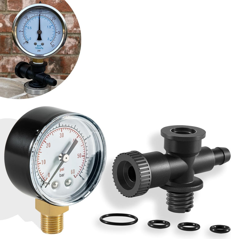 ECX270861 Pool/Spa Filter Air Relief Valve Gauge Assembly for Hayward DEX2400S