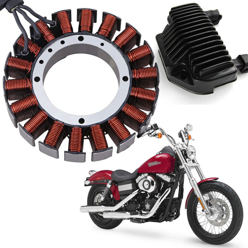30017-08 74631-08 3-Phase Stator & Regulator for Harley Dyna 2008-2016