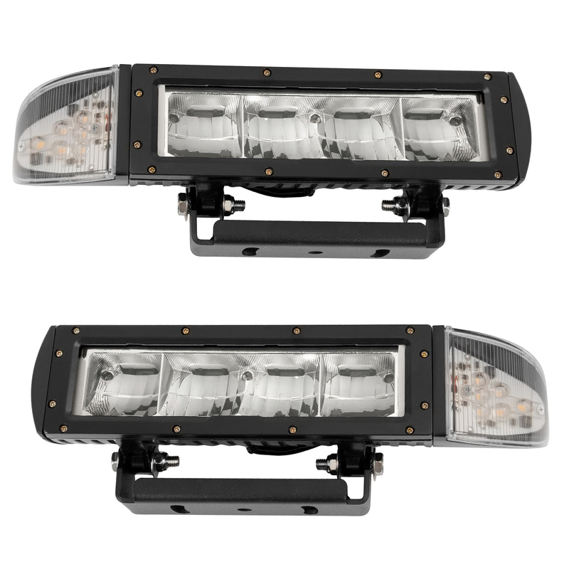 2PCS Headlight Heated LED Plow Lights Universal Replace for 1312100