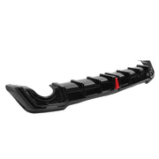 DURAFORCE Rear Bumper Diffuser Corner Spat With LED Light for Honda Civic 22-26 Black