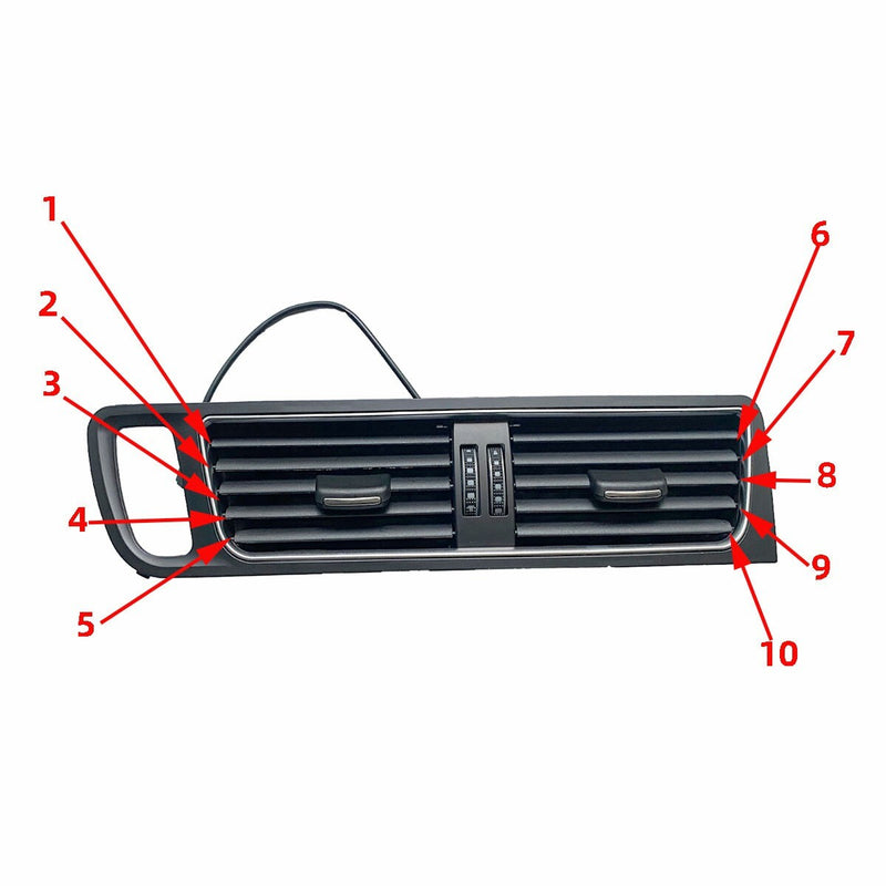 2009-2017 Audi Q5 Front Dashboard Center AC Air Vent Grille Cover Bezel US