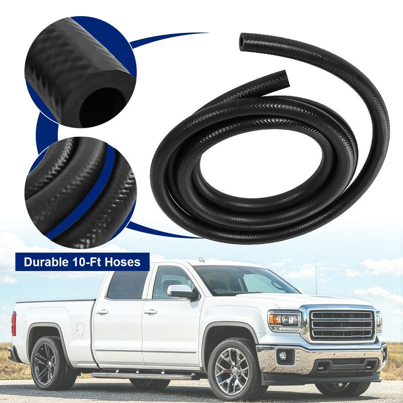 Universal Remote Oil Filter Kit Single Filter 3/4-16 Thread 10ft Hose