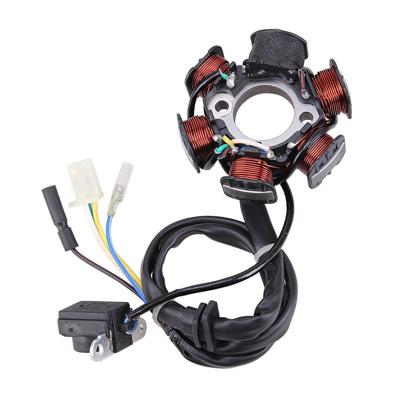 6 Coil 5-Wire Stator Magneto for GY6 50cc 125cc 150cc Scooter Moped ATV