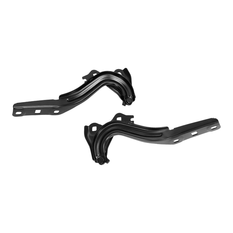 Hood Hinges Primed Black Left & Right Pair Set for Chevrolet Cruze 2016-2019