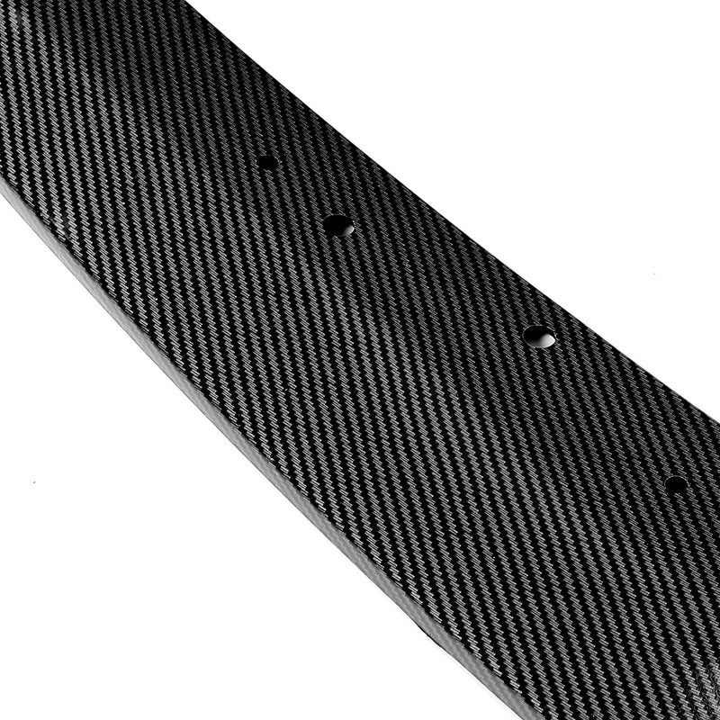 Carbon Fiber Color GT Style Front Splitter Spoiler Lip for Ford Mustang 2018-23