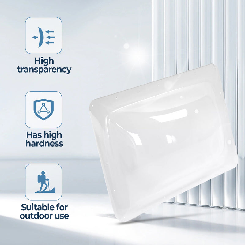 RV Camper Truck Skylight Cover Outer Dome Bubble Top Roof 18 x 26 Clear