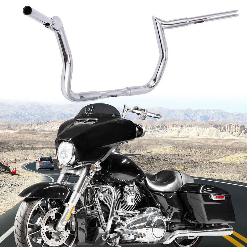 10" Meathook Ape Hanger Handlebar for Harley Bagger Electra Street Glide