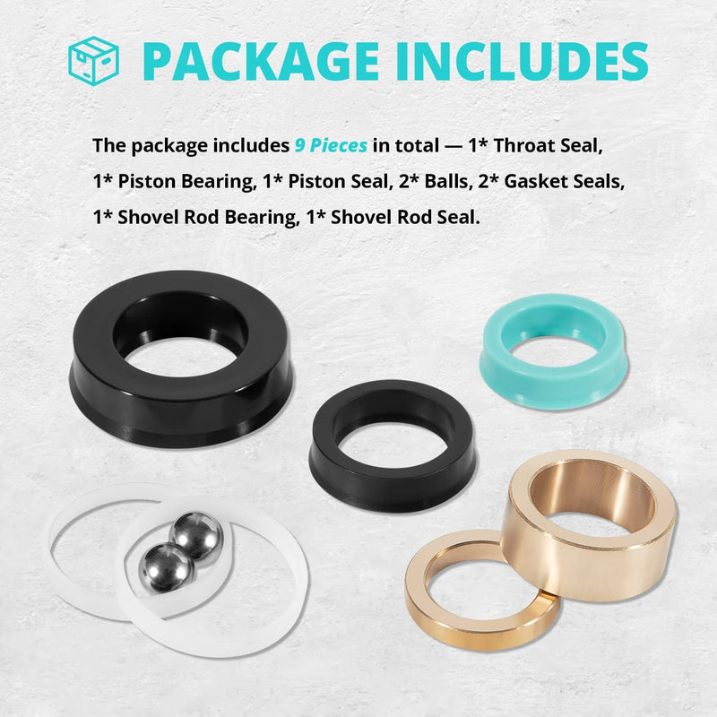 241623 Pump Repair Kit Fit for Fireball 300 50:1 and Dynastar 10:1 Grease Pumps