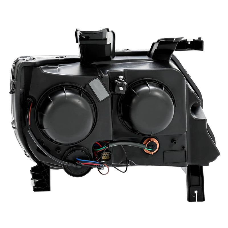 DURAFORCE Black LED DRL Dual Square Projector Headlights for Chevy Colorado 2015-2022