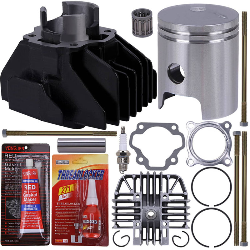 Cylinder Piston Head Gasket Top End Gaskets Kit for Yamaha PW80 PW 80 1983-2006