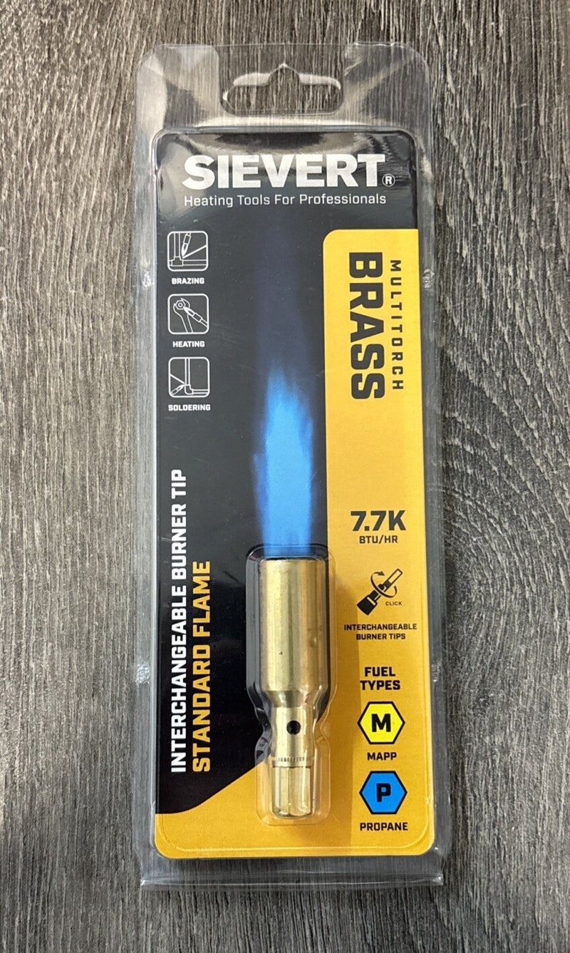 Brass Interchangeable Multi Torch Burner Tip for Sievert Rothenberg 7.7k