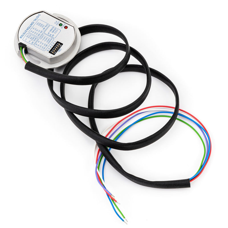 53-644 Single Fire Programmable Electronic Ignition Module for Harley Dyna 1983-