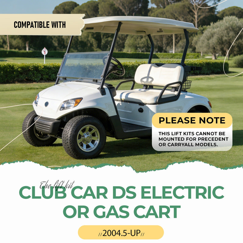 6" Double A-Arm Lift Kit for Club Car DS 2004-Up Electric Gas Golf Cart