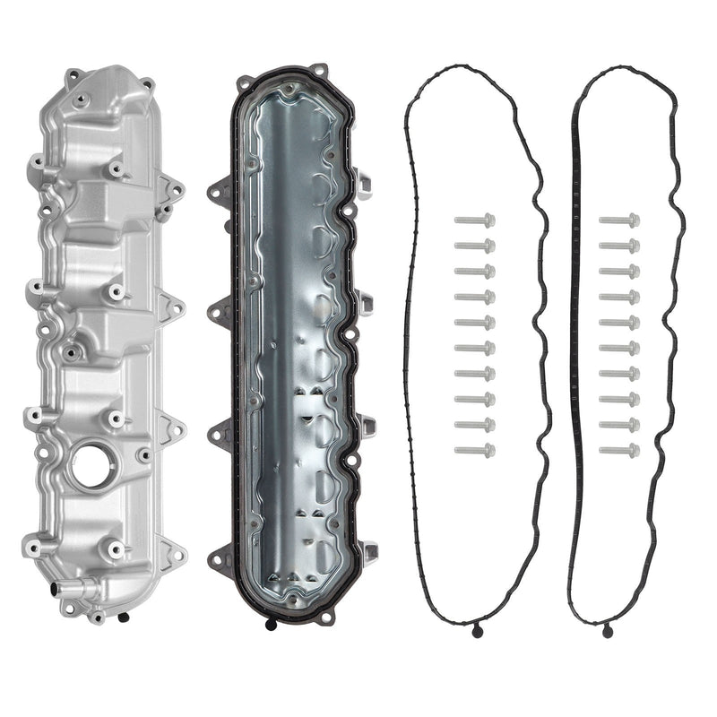 2PCS Aluminum Valve Cover with Gasket for Chevy Silverado 1500 Tahoe 2014-2020