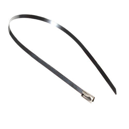 10pcs 12 Inches Stainless Steel Cable Zip Ties Multi-Purpose Metal Exhaust Wrap