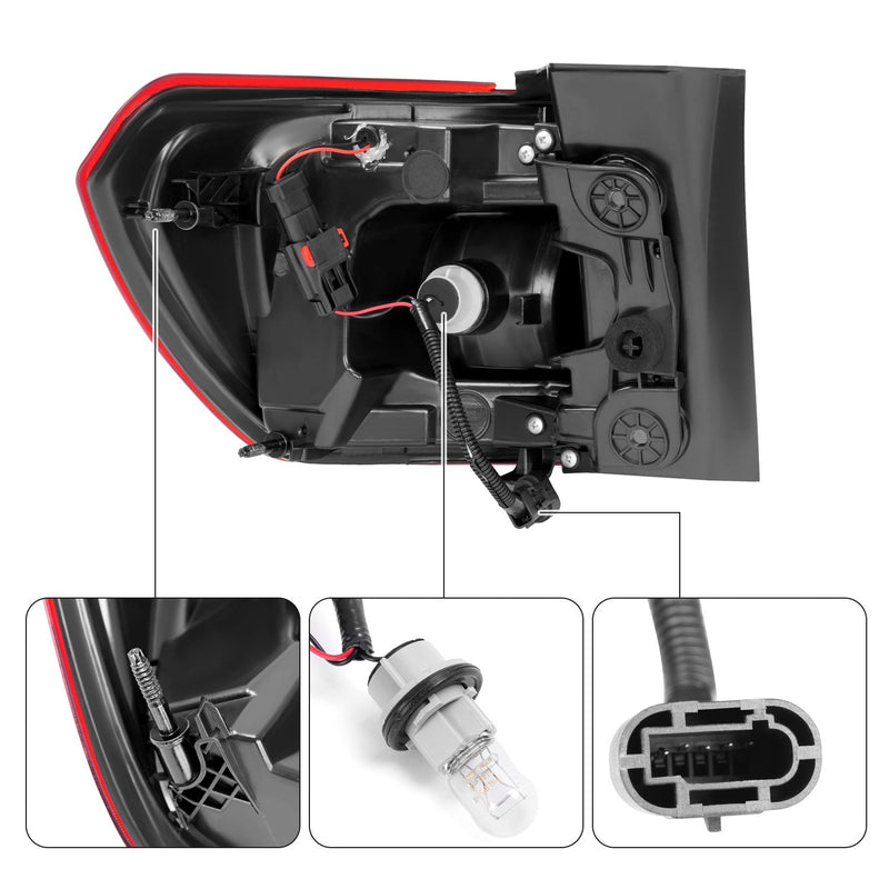 LED Tail Light Assembly Outer Right Passenger Side for GMC Acadia 2017-2020