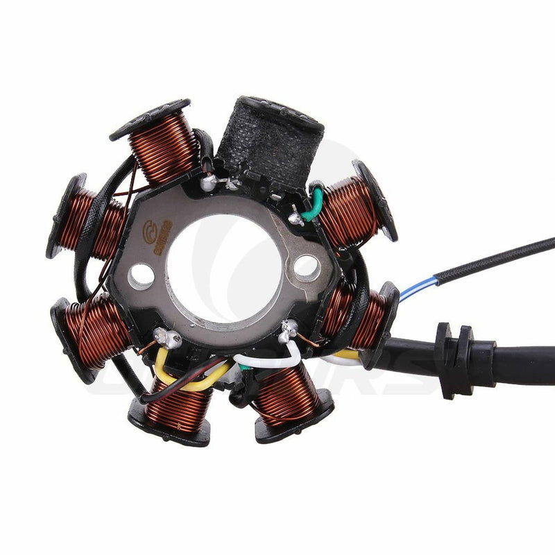 8 Pole Coil Magneto Stator for GY6 125cc 150cc Scooter ATV Moped 5 Wires