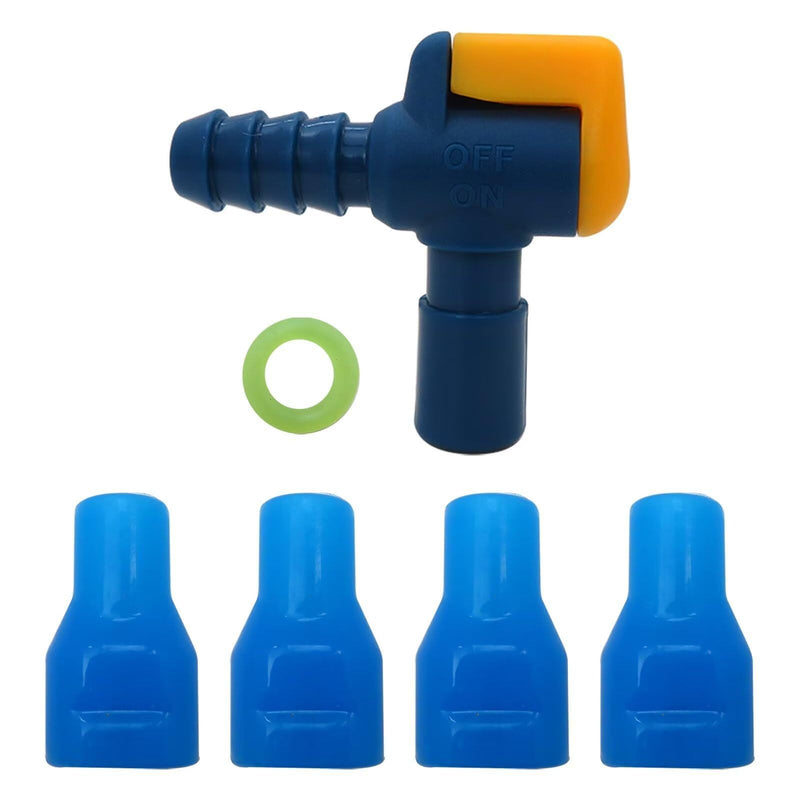 4 Replacement Hydration Reservoir Bladder Bite Valve Mouthpieces On Off Valve