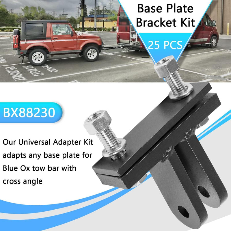 BX88230 Bolt-On Adapter for Blue Ox Class III Universal BX Tab Tow Bar BasePlate