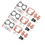DURAFORCE 439076 398526 Carburetor Repair Kit Assembly for OMC BRP Johnson Evinrude 3 Pcs