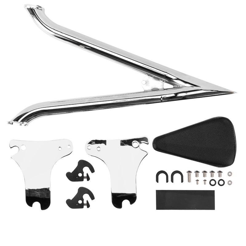 Chrome 22" Passenger Backrest Sissy Bar for Harley Road King Glide 1997-2008