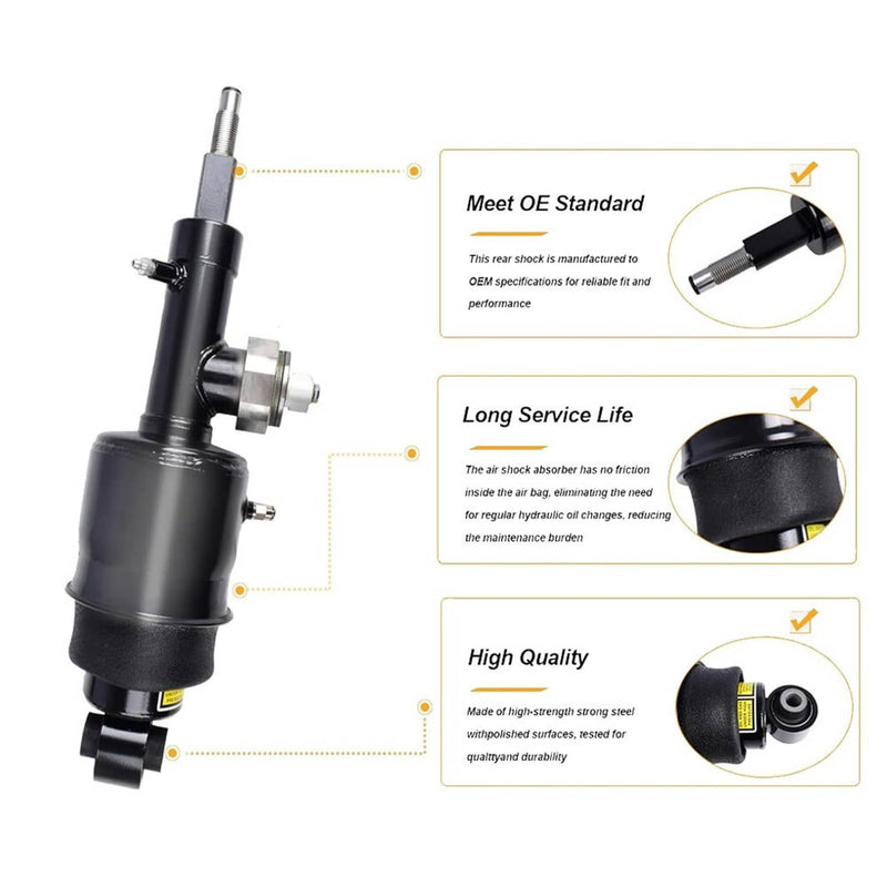 Rear Hydraulic Air Suspension Shock Struts Set for Infiniti QX56 QX80 2011-2021