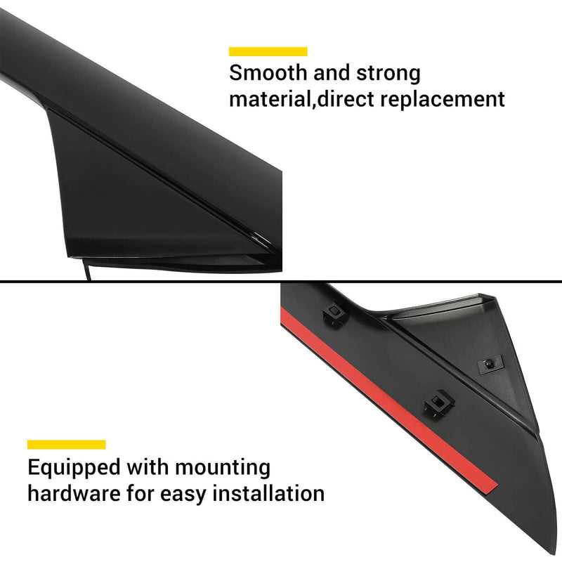 Windshield A Pillar Molding Trim for 11-19 Ford Explorer Left Right 4Pcs