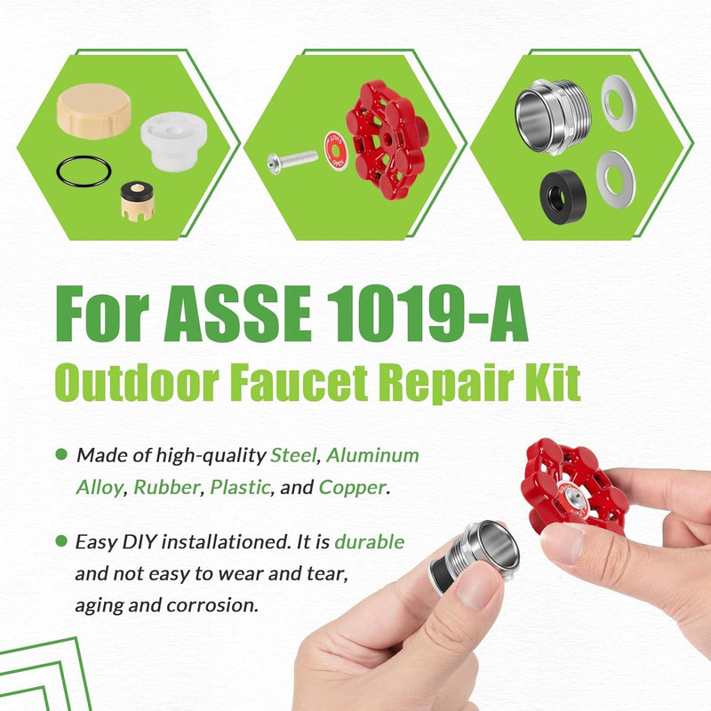 ASSE 1019-A Outdoor Faucet Repair Kit VACVBKX1B Vacuum Breaker 2 Pack