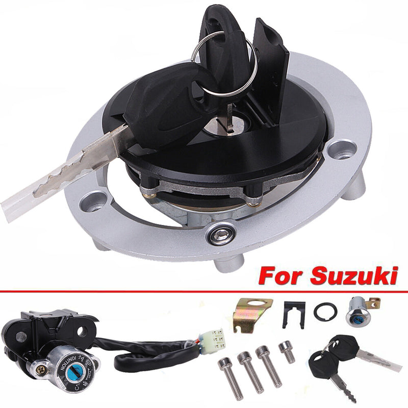 Ignition Switch Fuel Gas Tank Cap Lock Keys for Suzuki GSF650 1200 1250 Bandit