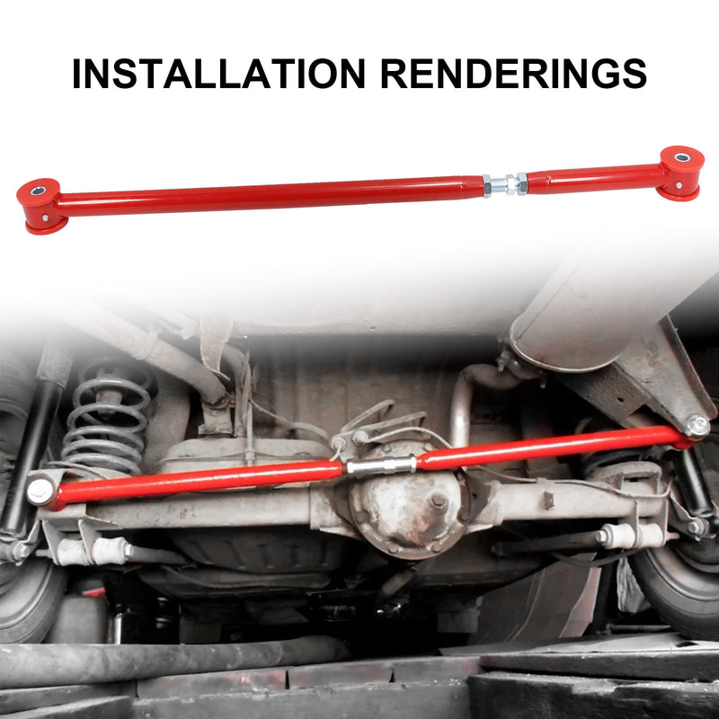 Adjustable Rear Panhard Track Bar for GMC Chevy Suburban 2500 Red