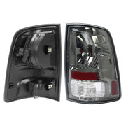 DURAFORCE Left Right Smoke Tail Lights Brake Lamps for Dodge Ram 1500 2500 3500 2009-2018