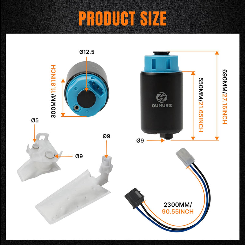 Replacement Fuel Pump for Honda CBR1000RR 2008-2023 2009 2010 2011 Models