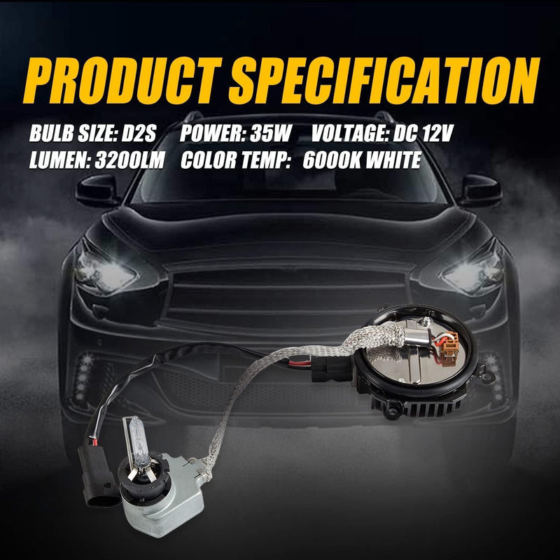 HID Xenon Headlight Ballast w/ Igniter Cord Bulb for Nissan Infiniti 28474-89904