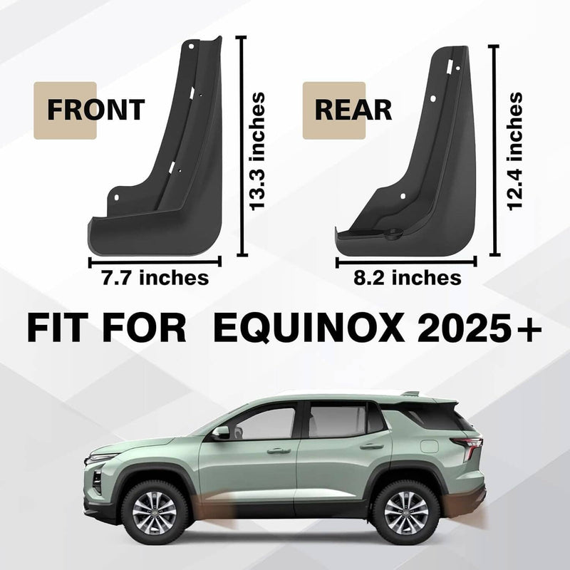 Splash Guards Mud Flaps for Chevrolet Equinox 2025+ Car Accessories 4Pcs