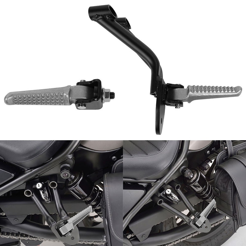Motorcycle Rear Foot Pegs Passenger Footrests for Honda Rebel CMX 300 500 17-24