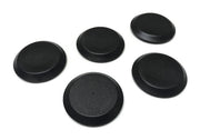 DURAFORCE Flush Mount Hole Plug 1 1/4 Inch Black Plastic Sheet Metal Auto Body Panel 5