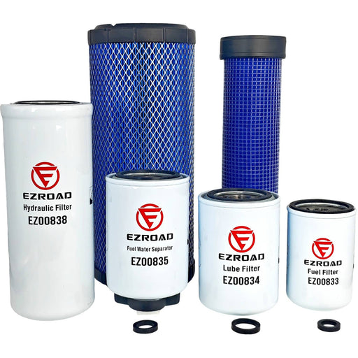 DURAFORCE Maintenance Filter Kit for Case 1840 1845C for Cummins Engine 4B3.9