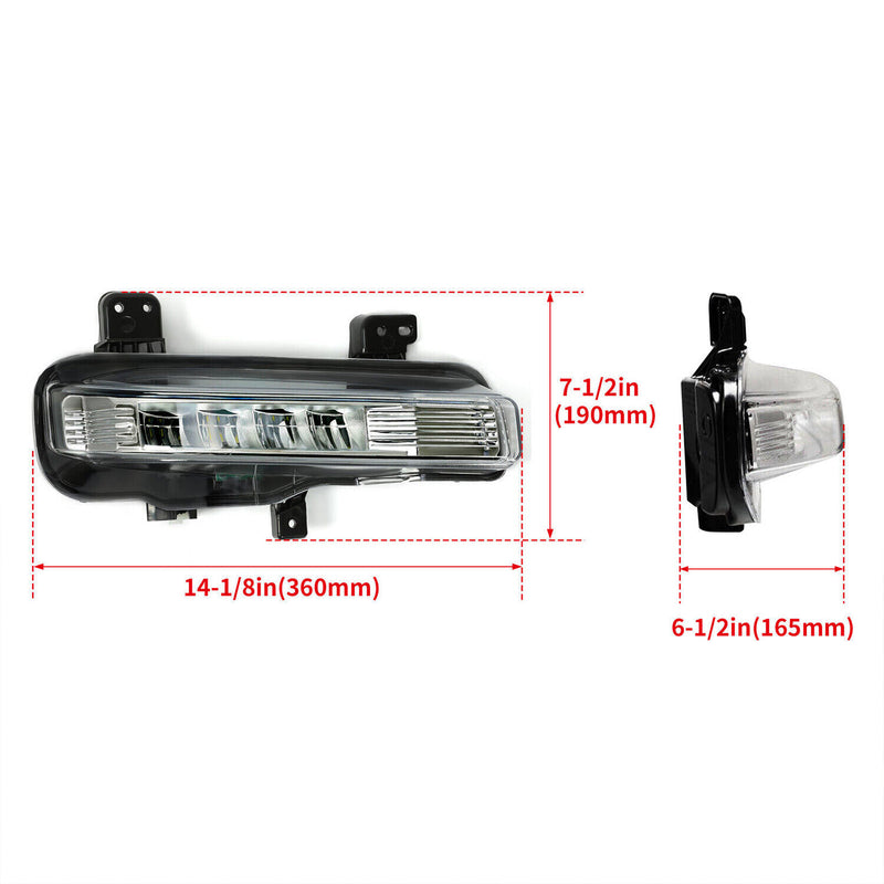 LED Right Passenger Side Fog Light Lamp for Ford Explorer 2020-2022 2023