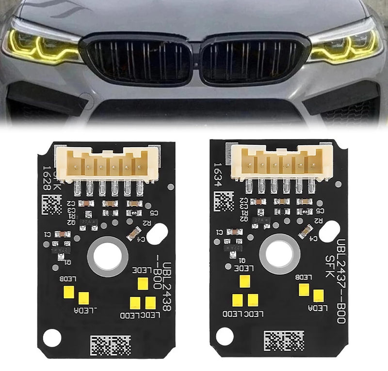 YELLOW DRL LED BOARDS for BMW G30 530i 540i F90 M5 17-20 DAYTIME RUNNING LIGHTS