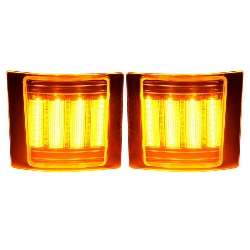 DURAFORCE Sequential Corner Side Marker Lights for Chevy C/K 1500 2500 3500 94-98 Set