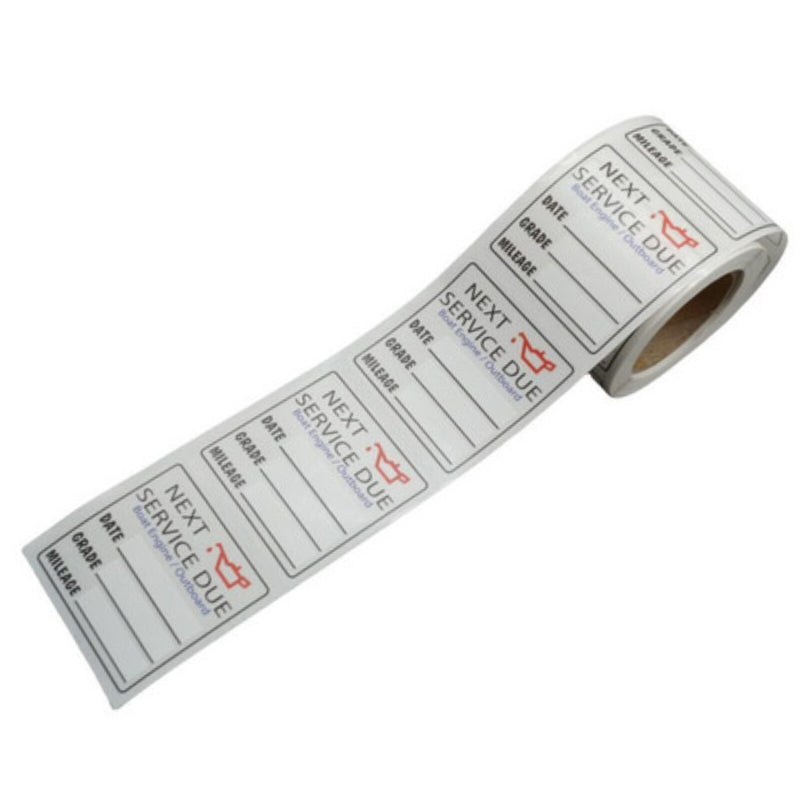 Oil Change Stickers Next Service Due Reminder Sticker Roll Window Decals 200 Pcs