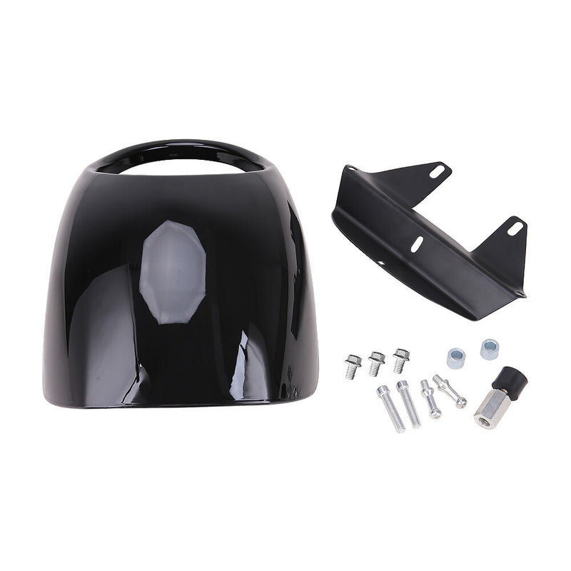 Front Cowl Headlight Fairing w/ Kits for Harley Sportster XL 883 1200 Dyna Racer