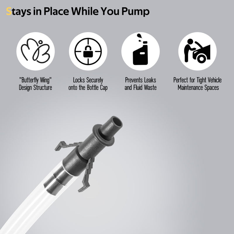 30cc Fluid Pump for Gallon Wide Mouth Quart Bottles Transfer Gear Oil