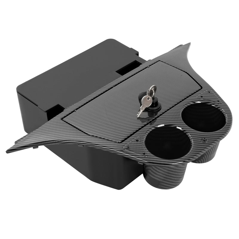 Carbon Fiber Style Dash Compartment for Yamaha Drive Golf Carts Plastic