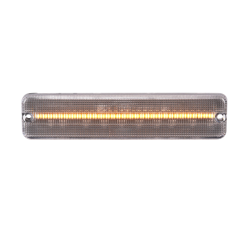 Front Fender LED Side Marker Lights Bumper Lamps for Jeep Wrangler YJ 1987-1995