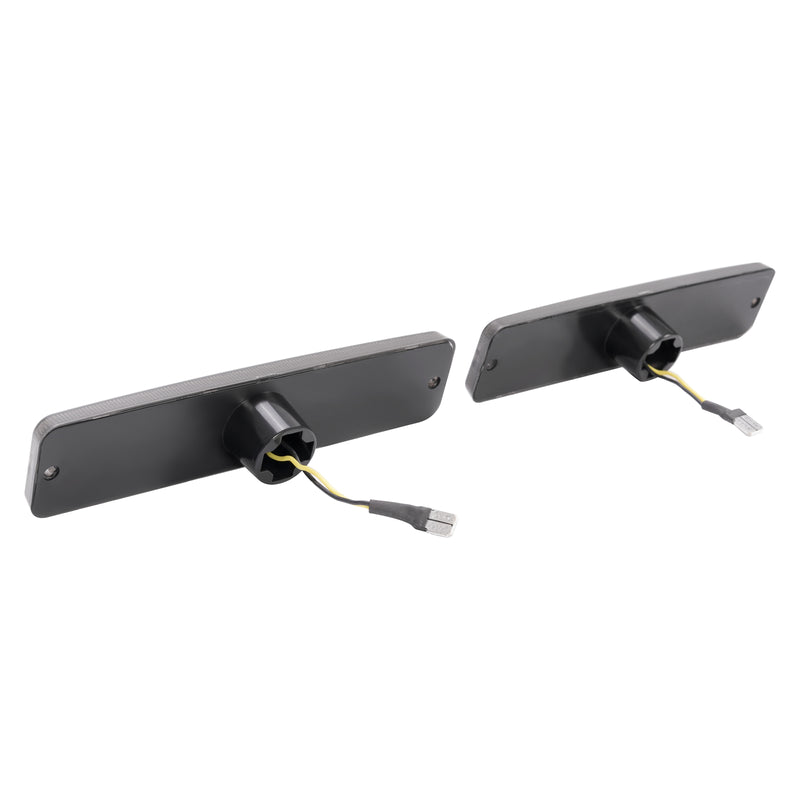 Front Side Marker Lights Turn Signal for Jeep Wrangler YJ 1987-1995 Smoked Amber